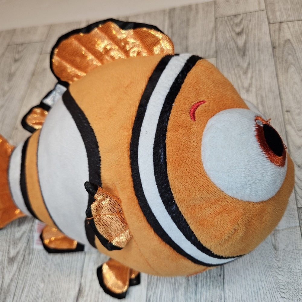 Ty Sparkle Finding Nemo Plush Toy Beanie Baby Disney Approx. 10.5"